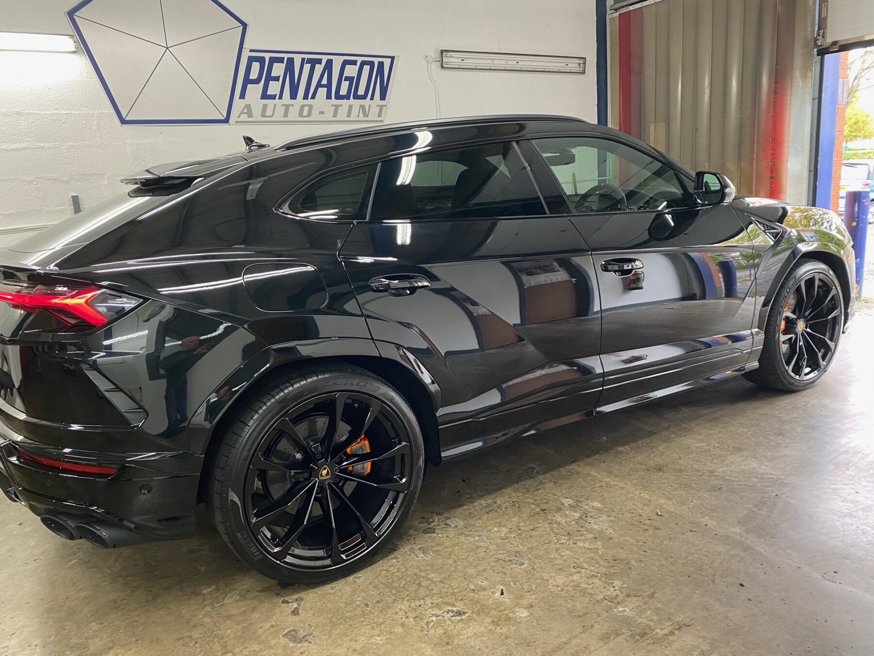 New glass tinting for a Lamborghini in Glasgow
